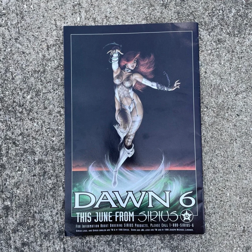 Sirius Comics Dawn The‎ Return of the Goddess #5 Modern Age 1999 Comic Book